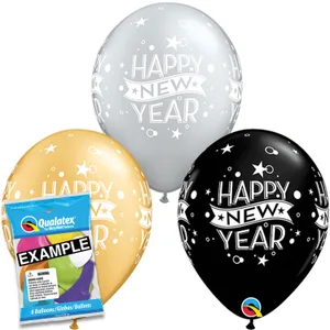 11" NEW YEAR CONFETTI DOTS CONSUMER PACK
