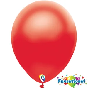 12" PEARL RED FUNSATIONAL 12 CT