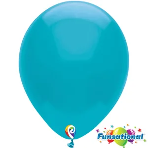 12" TURQUOISE FUNSATIONAL 50/BAG