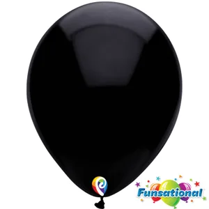 12" PEARL BLACK FUNSATIONAL 50/BAG