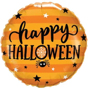 18" HALLOWEEN SPIDER & STARS 
