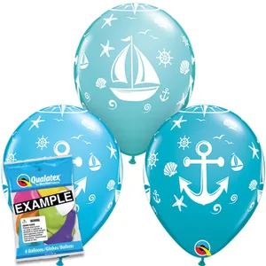 11" NAUTICAL SAILBOAT CONSUMER PACK