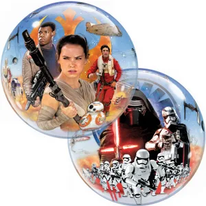 22" STAR WARS THE FORCE AWAKENS BUBBLE BALLOON