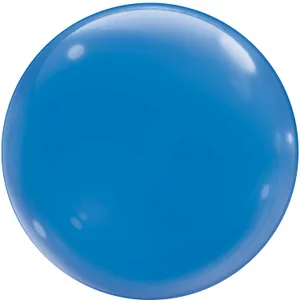 15" DARK BLUE BUBBLE BALLOON