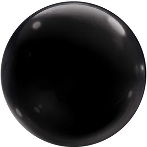 15" ONYX BLACK BUBBLE BALLOON