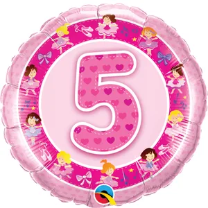 18" AGE 5 PINK BALLERINAS 