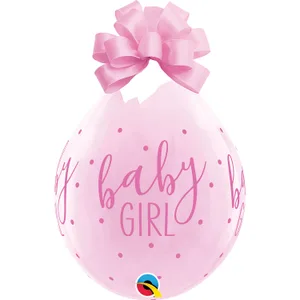 BABY GIRL DOTS STUFFING BALLOON