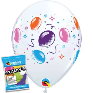 11" PARTY BALLOONS & STREAMERS CONSUMER PACK