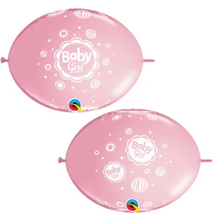 12" BABY GIRL DOTS QUICK LINK