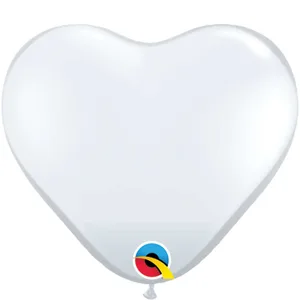 11" DIAMOND CLEAR HEART