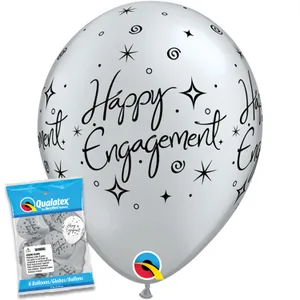 11" HAPPY ENGAGMENT SPARKLES CONSUMER PACK