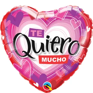 18" TE QUIERO RADIANT HEARTS