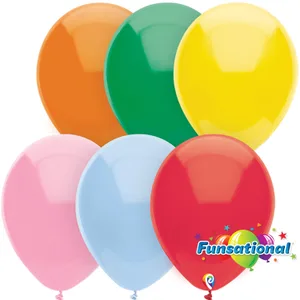 12" STANDARD ASSORTED FUNSATIONAL 15 CT