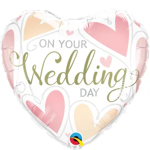 18" ON YOUR WEDDING DAY HEART