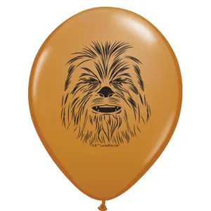 5" STAR WARS CHEWBACCA FACE MOCHA BROWN