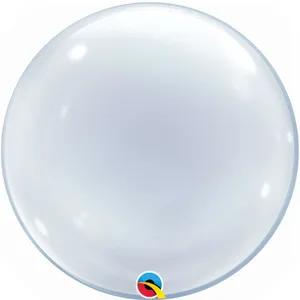 20" CLEAR DECO BUBBLE BALLOON
