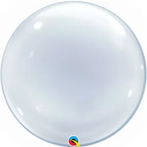 24" CLEAR DECO BUBBLE BALLOON