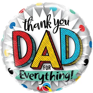 THANK YOU DAD FOR EVERYTHING ROUND MINI