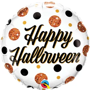 18" HALLOWEEN SPARKLY DOTS