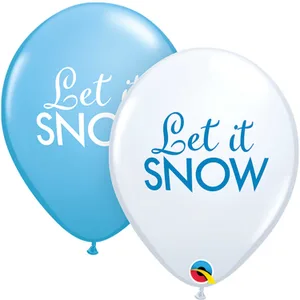 11" SIMPLY LET IT SNOW