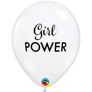 11" SIMPLY GIRL POWER CLEAR W/BLACK