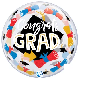 22" Congrats Grad Bubble Balloon