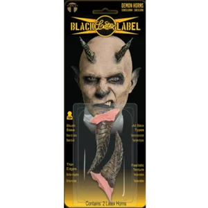 DEMON HORNS BLACK LABEL LATEX HORNS