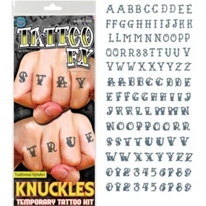 KNUCKLES ALPHABET COSTUME KIT