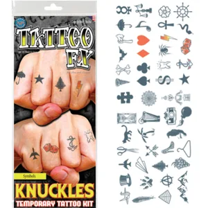 KNUCKLES SYMBOLS COSTUME KIT