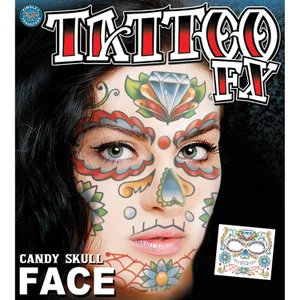 CANDY SKULL COSTUME FACE KIT