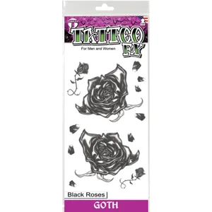 BLACK ROSES GOTH TATTOO