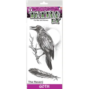 THE RAVEN GOTH TATTOO
