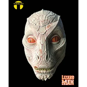 LIZARD MAN WHITE MASK