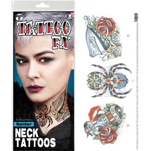 SPIDER NECK TATTOO FX