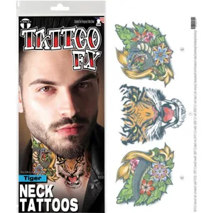 TIGER NECK TATTOO FX