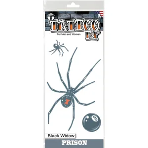 BLACK WIDOW PRISON TATTOO