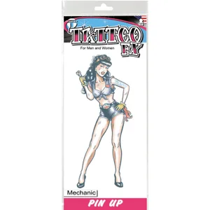 MECHANIC PIN UP TATTOO