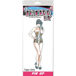 TIGER GIRL PIN UP TATTOO