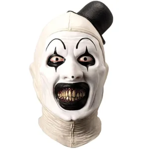 ART THE CLOWN CLEAN TERRIFIER 3 FULL HEAD DELUXE MASK