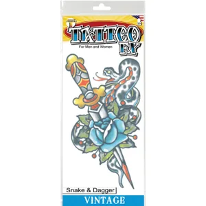 SNAKE/DAGGER 1910 VINTAGE TATTOO