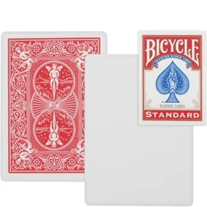 BICYCLE BLANK FACE RED