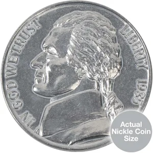 JUMBO NICKEL JEFFERSON