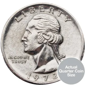 JUMBO QUARTER COIN