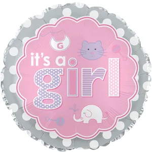 17" IT'S A GIRL BABY ICONS