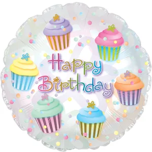 17" HAPPY BIRTHDAY CUPCAKES
