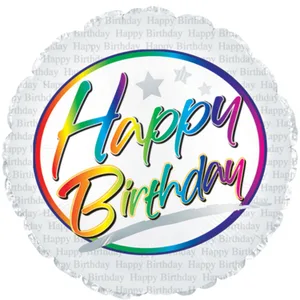 17" BIRTHDAY RAINBOW