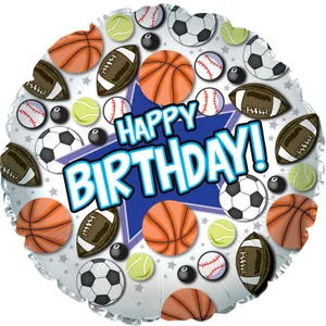 17" HAPPY BIRTHDAY SPORTS