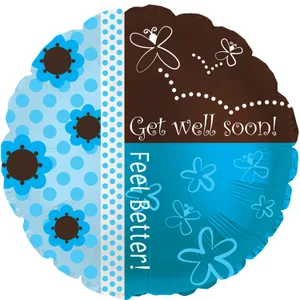 17" BUTTERFLY GET WELL