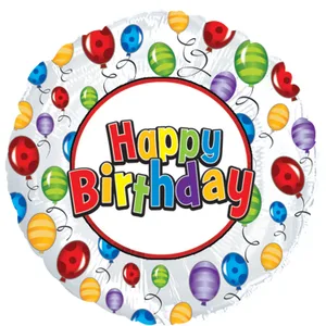 17" HAPPY BIRTHDAY BALLOON RELEASE