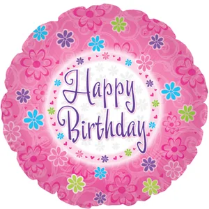 17" PINKISH BIRTHDAY
